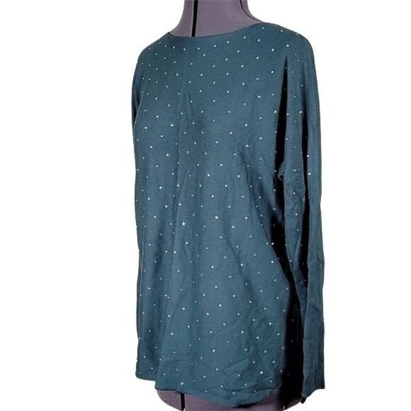 INC Embellished Light Sweater Sz S - Picture 2 of 10